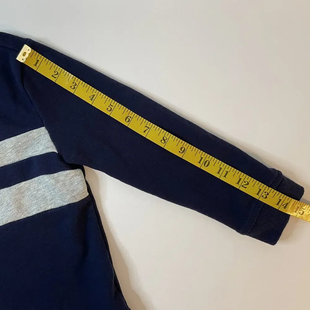 Janie And Jack Quarter Zip Striped Sweatshirt Size 4